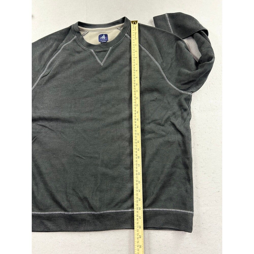Johnnie O Sweatshirt Mens Gray Shields Crewneck Knit Pullover Golf Prep - Picture 9 of 11